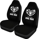 Spooky Dog Mom Halloween Paw Car Seat Covers 211110 - YourCarButBetter