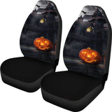 Spooky Halloween House Car Seat Covers 101819 - YourCarButBetter
