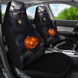 Spooky Halloween House Car Seat Covers 101819 - YourCarButBetter