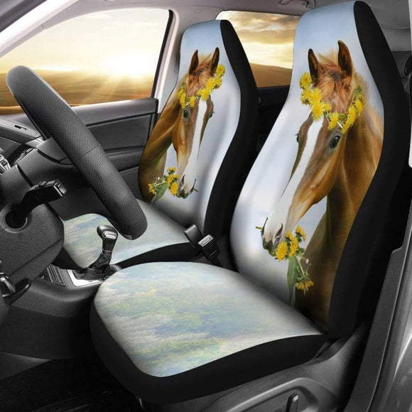 Spring Filly Horse Car Seat Covers 184610 - YourCarButBetter