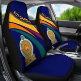 Sri Lanka Lion Coat Of Arms Car Seat Covers - 105905 - YourCarButBetter