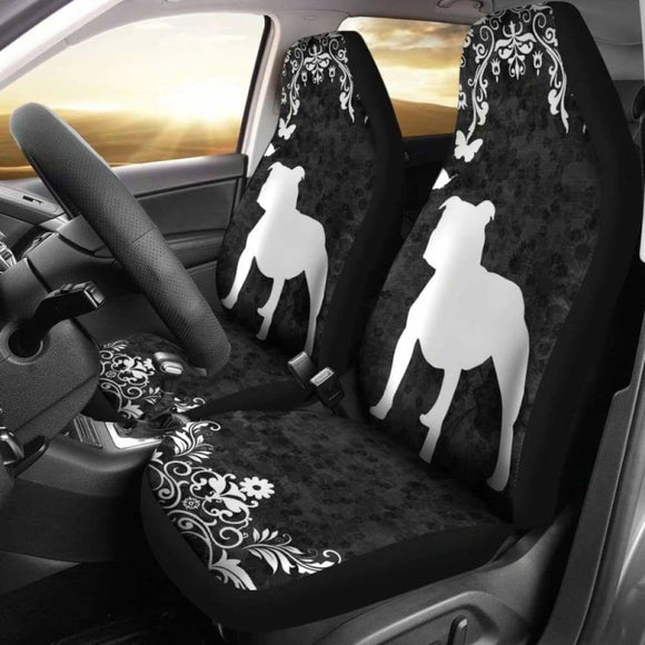 Staffordshire Bull Terrier Car Seat Covers 110424 - YourCarButBetter