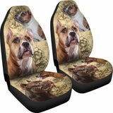 Staffordshire Bull Terrier Car Seat Covers Amazing Gift 110424 - YourCarButBetter