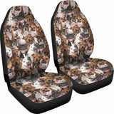 Staffordshire Bull Terrier Full Face Car Seat Covers 110424 - YourCarButBetter