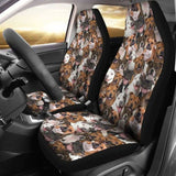 Staffordshire Bull Terrier Full Face Car Seat Covers 110424 - YourCarButBetter