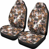 Staffordshire Bull Terrier Full Face Car Seat Covers 110424 - YourCarButBetter