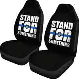 Stand For Something Police Car Seat Covers Amazing Gift 153908 - YourCarButBetter