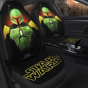 Star Wars Boba Fett Car Seat Covers 094201 - YourCarButBetter