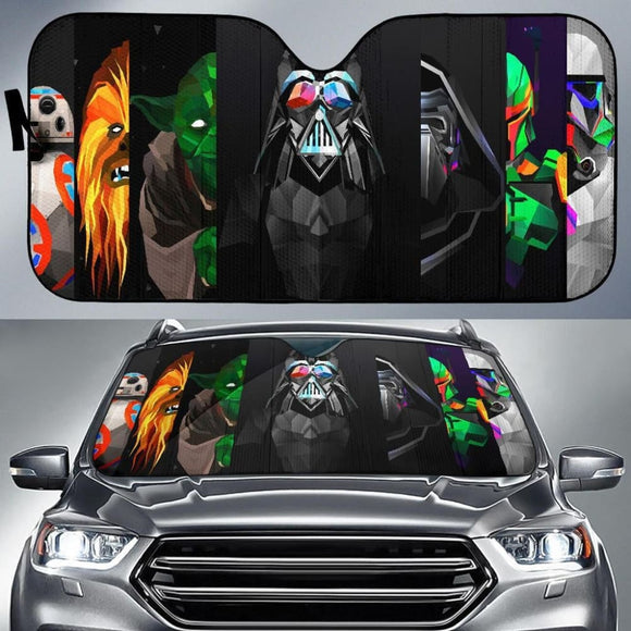 Star Wars Darth New Auto Sun Shades 094201 - YourCarButBetter