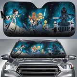 Star Wars Funny Auto Sun Shades 094201 - YourCarButBetter