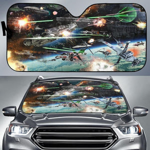 Star Wars Space Battle Car Sun Shades 094201 - YourCarButBetter