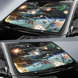 Star Wars Space Battle Car Sun Shades 094201 - YourCarButBetter