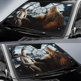 Star Wars The Last Jedi Chewbacca Auto Sun Shades 094201 - YourCarButBetter