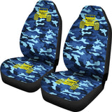 Steel Blue Camouflage Color Pale Blue Jeep Car Seats Covers 211204 - YourCarButBetter