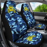 Steel Blue Camouflage Color Pale Blue Jeep Car Seats Covers 211204 - YourCarButBetter
