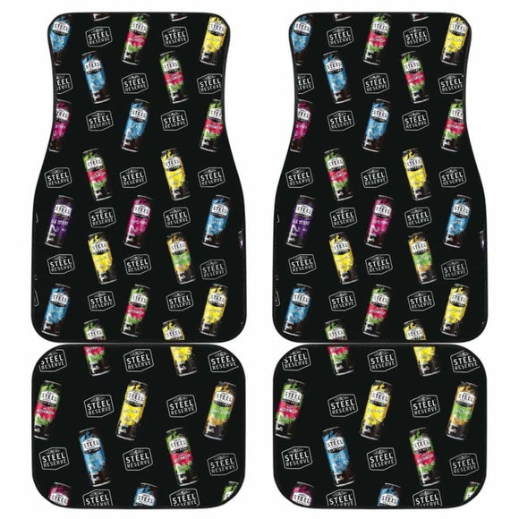 Steel Reserve Car Floor Mats Beer Lover Gift Idea 195016 - YourCarButBetter