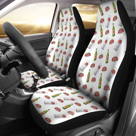 Stella Artois Car Seat Covers Funny For Beer Lover 195016 - YourCarButBetter