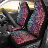 Stencil Mandala Car Seat Covers 093223 - YourCarButBetter