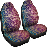 Stencil Mandala Car Seat Covers 093223 - YourCarButBetter