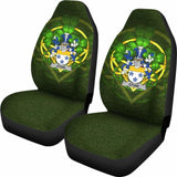 Stone Ireland Car Seat Cover Celtic Shamrock (Set Of Two) 154230 - YourCarButBetter