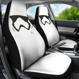 Stormstrooper Face Star Wars Car Seat Covers 094201 - YourCarButBetter