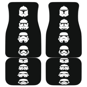 Stormstrooper Heads Star War Car Floor Mats 094201 - YourCarButBetter