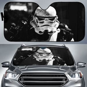 Stormtrooper Star Wars Car Auto Sun Shade 094201 - YourCarButBetter