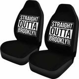Straight Outta Brooklyn Car Seat Covers Amazing Gift 192609 - YourCarButBetter