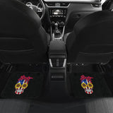 Sugar Skull American Flag Sunflower Floral Cute Gift Car Floor Mats 210403 - YourCarButBetter