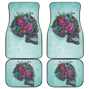 Sugar Skull Car Mat 101819 - YourCarButBetter