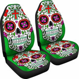 Sugar Skull Car Seat Cover 101207 - YourCarButBetter