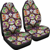 Sugar Skull - Car Seat Covers 101207 - YourCarButBetter