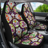 Sugar Skull - Car Seat Covers 101207 - YourCarButBetter