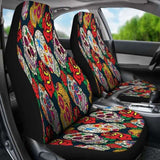 Sugar Skull Car Seat Covers 101807 - YourCarButBetter