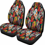 Sugar Skull Car Seat Covers 101807 - YourCarButBetter