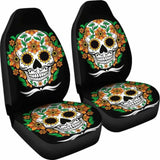 Sugar Skull - Day Of The Dead - Car Seat Cover 101207 - YourCarButBetter