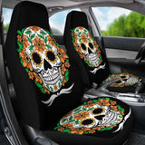Sugar Skull - Day Of The Dead - Car Seat Cover 101207 - YourCarButBetter