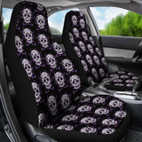 Sugar Skull Day Of The Dead Seat Cover 101819 - YourCarButBetter