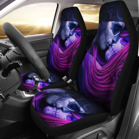 Sugar Skull Girls Car Seat Covers 101207 - YourCarButBetter