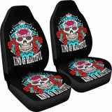 Sugar Skull Kind Of Beautiful Car Seat Covers 101207 - YourCarButBetter