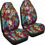 Sugar Skull Seat Covers 101819 - YourCarButBetter