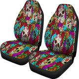 Sugar Skull Seat Covers 101819 - YourCarButBetter