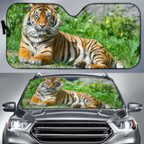 Sumatran Tiger Beautiful Tigress Female 4K Car Sun Shade 172609 - YourCarButBetter