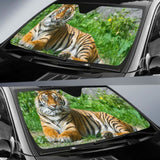 Sumatran Tiger Beautiful Tigress Female 4K Car Sun Shade 172609 - YourCarButBetter