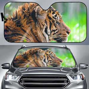 Sumatran Tiger Hd 4K Car Sun Shade 172609 - YourCarButBetter