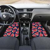 Summer Watermelon Pattern Print Car Floor Mats 212004 - YourCarButBetter