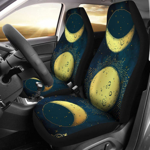 Sun And Moon Galaxy Car Seat Covers 550317 - YourCarButBetter