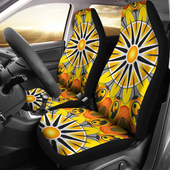 Sun Mandala Car Seat Covers 093223 - YourCarButBetter