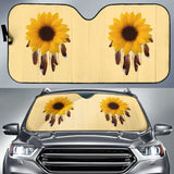 Sunflower Dreamcatcher Amazing Gift Ideas Car Auto Sun Shades 212503 - YourCarButBetter