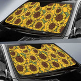 Sunflower Pattern Car Auto Sun Shades 172609 - YourCarButBetter